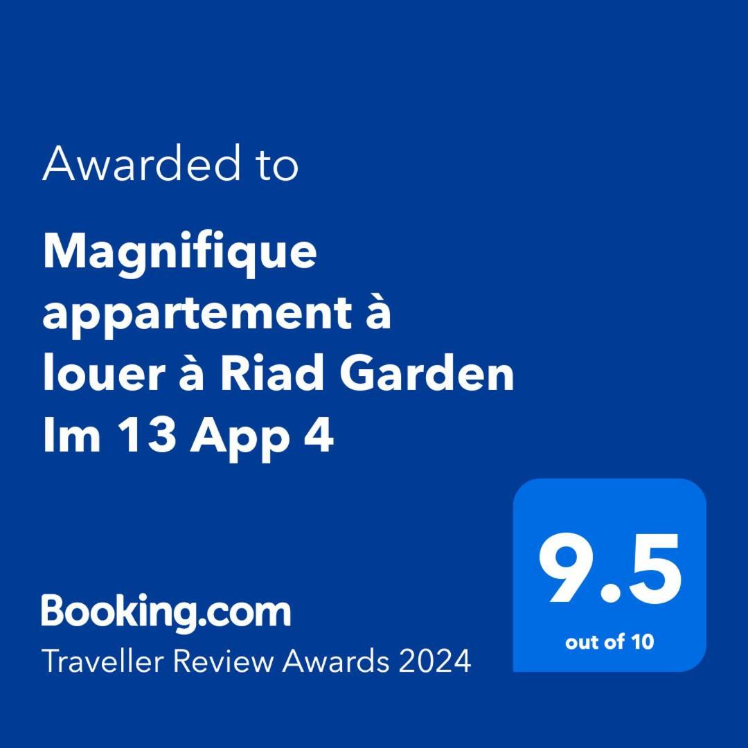 Magnifique Appartement A Riad Garden Marrákes Kültér fotó