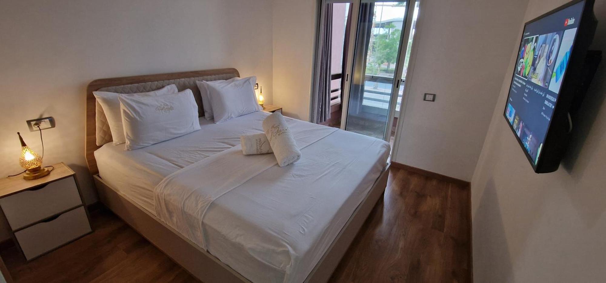 Magnifique Appartement A Riad Garden Marrákes Kültér fotó